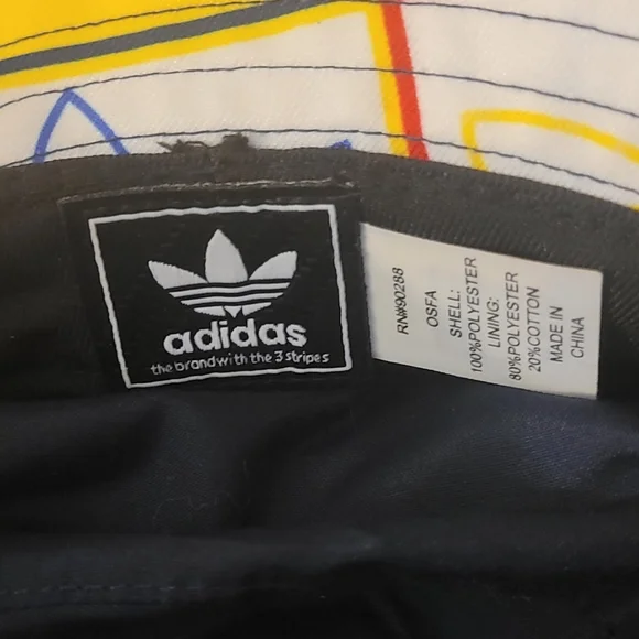 Adidas Originals All-Over Print Logo Play Bucket Hat - Picture 4 of 4